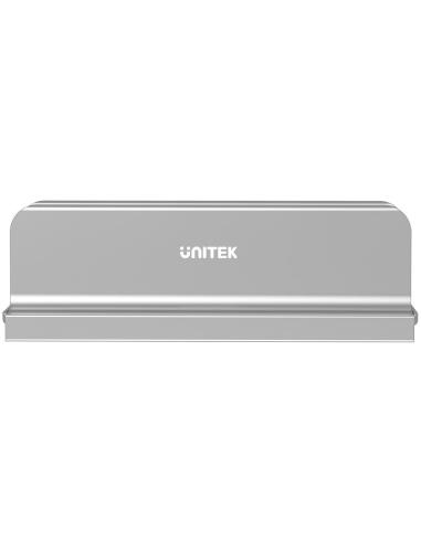 Unitek Stojak na laptopa, pionowy, aluminium
