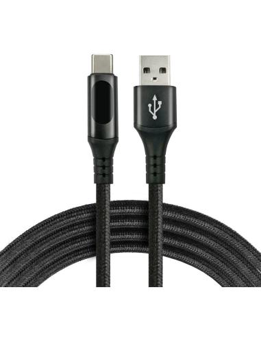 KABEL USB-A / USB-C LCD everActive CBB-2CBL 200cm 3A