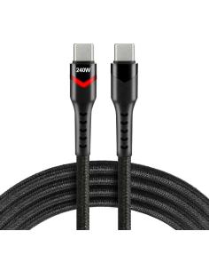 KABEL USB-C / USB-C LED RGB everActive CBB-1PDRS 100cm 48V 5A 240W