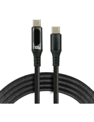 KABEL USB-C / USB-C LCD everActive CBB-1PD5L 100cm 20V 5A 100W