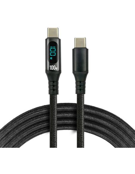 KABEL USB-C / USB-C LCD everActive CBB-2PD5L 200cm 20V 5A 100W