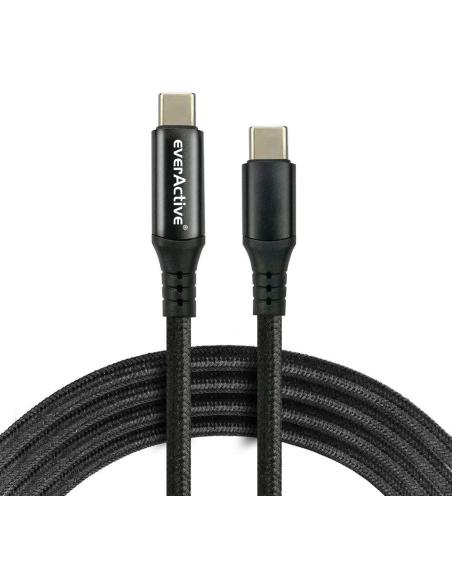 KABEL USB-C / USB-C LCD everActive CBB-2PD5L 200cm 20V 5A 100W