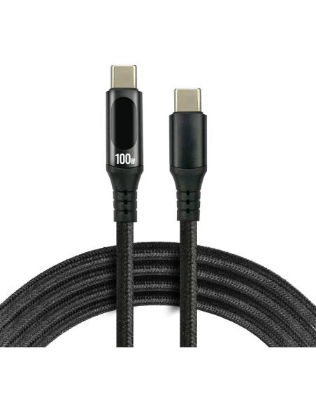KABEL USB-C / USB-C LCD everActive CBB-2PD5L 200cm 20V 5A 100W