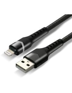 KABEL USB-A / Lightning Apple iPhone LED RGB everActive CBB-1IBR 100cm 2,4A 2