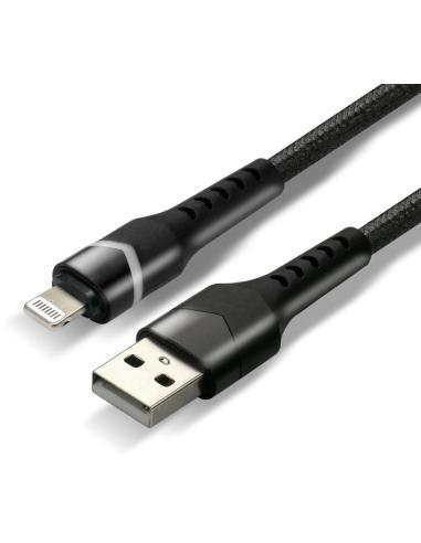 KABEL USB-A / Lightning Apple iPhone LED RGB everActive CBB-1IBR 100cm 2,4A