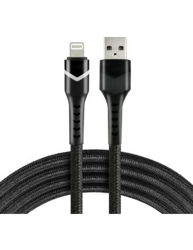 KABEL USB-A / Lightning Apple iPhone LED RGB everActive CBB-1IBR 100cm 2,4A
