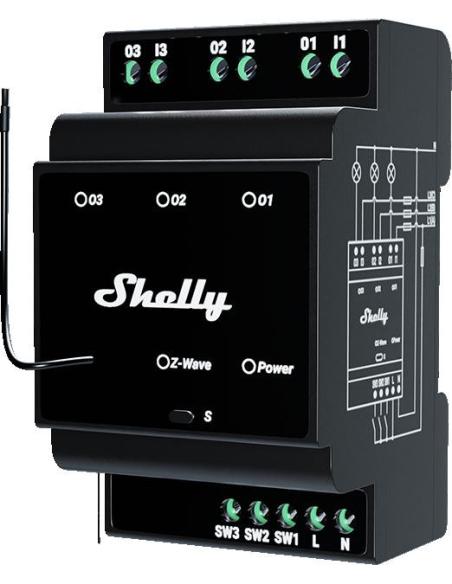 Shelly Wave PRO 3 EU LR