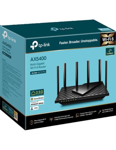 ROUTER TP-LINK ARCHER AX72 PRO Wi-Fi 6 AX5400 2,5G