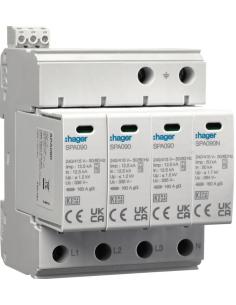 HAGER SPD Ogr. przepięć T1+T2 MOV 4P SPA931