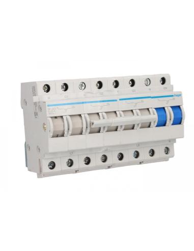 HAGER Modułowy przełącznik zasilania 3P+N I-0-II 63A 400VAC SF463