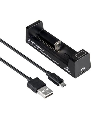 Ładowarka do akumulatorów cylindrycznych Li-ion 18650 Xtar ANT MC1 Plus micro USB-B