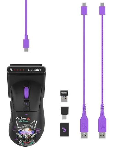 Mysz A4TECH BLOODY R73 ULTRA DUO Cypher Ghost