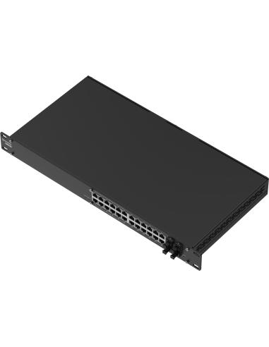 Teltonika SWM280 switch przemysłowy 24xGE 4xSFP 12xPoE+(SWM280000200)