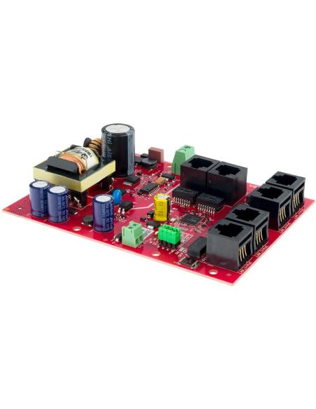 Switch PoE 6 portowy ze zintegrowanym zasilaczem ATTE IPB-5-10A-OF