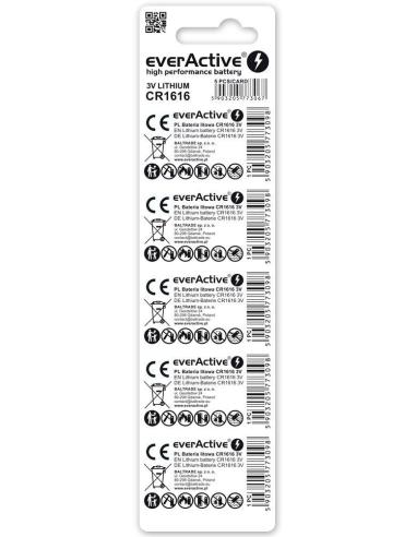 Bateria CR1616 everActive (blister 5 szt.)