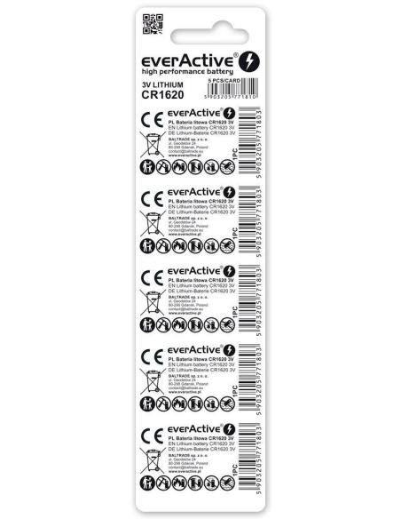 Bateria CR1620 everActive (blister 5 szt.)