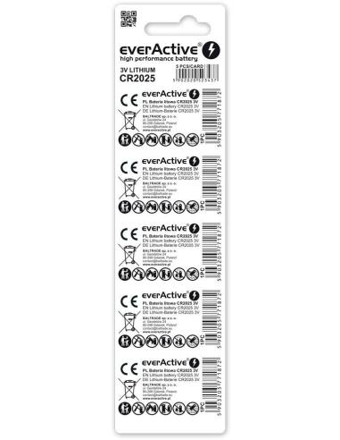 Bateria CR2025 everActive (blister 5 szt.)