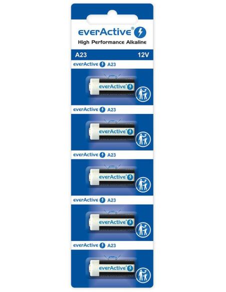 Bateria 23A / A23 / LRV08 everActive 12V (blister 5 szt.)