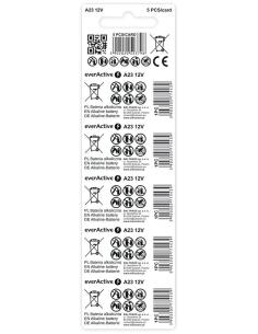 Bateria 23A / A23 / LRV08 everActive 12V (blister 5 szt.) 2