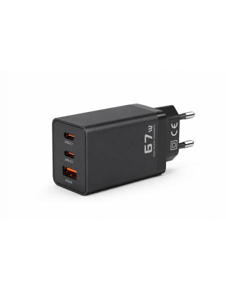 Ładowarka sieciowa Voltage GaN Charger 67W PD 3.0 QC 3.0 USB-A 2x USB-C czarna