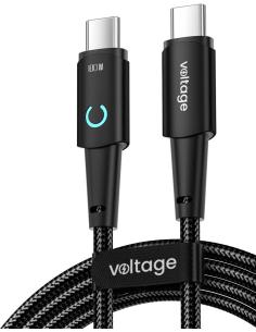 Kabel USB-C / USB-C Voltage PowerAngle 100W PD 100cm czarny