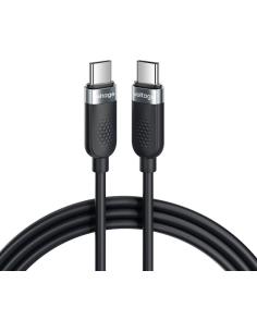 Kabel USB-C / USB-C Voltage Silicone 100W PD 100cm czarny