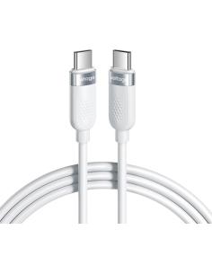 Kabel USB-C / USB-C Voltage Silicone 100W PD 100cm biały