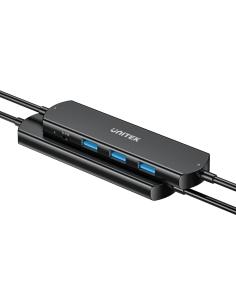 Unitek KVM Hub 10 Gbps – przełączanie między 2 hostami, 3×USB-A 2