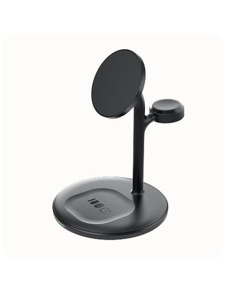 ŁADOWARKA INDUKCYJNA Greencell MagScape 3w1 15W MagSafe IPhone AirPods Apple Watch