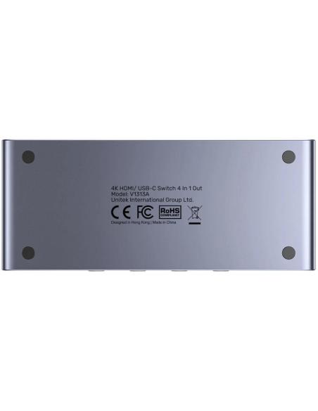 Unitek Przełącznik 4K HDMI/USB-C 4 out i 1 in