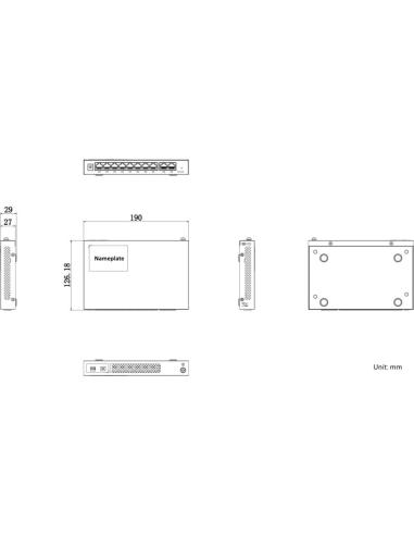 ROUTER POE AC HIKVISION DS-3WG105GP-SI(O-STD)