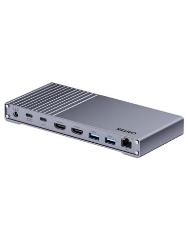 Unitek Potrójna stacja dokująca USB4 40Gb/s,zasilacz 120W