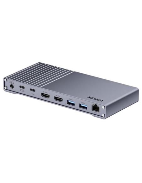 Unitek Potrójna stacja dokująca USB4 40Gb/s,zasilacz 120W