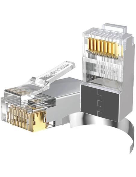 Unitek Wtyk modularny Pass-Through RJ45 Cat.7 50szt