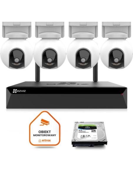 Zestaw do monitoringu Wi-Fi EZVIZ 4x HB8 2K+ (4MP) typ-C