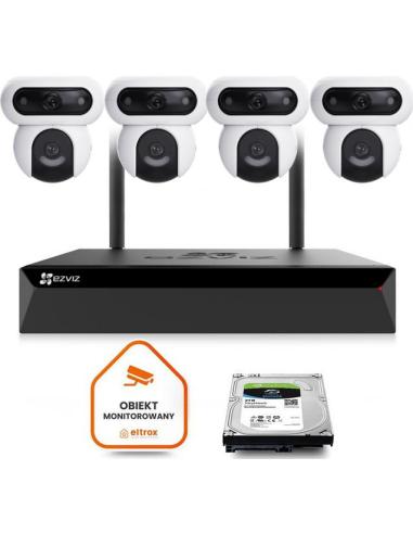 Zestaw do monitoringu Wi-Fi EZVIZ 4x H90 4MP+4MP
