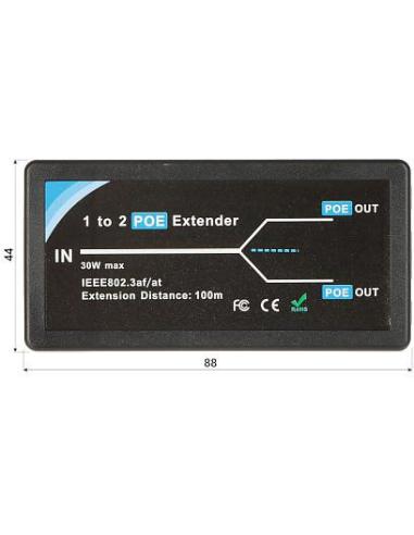 SWITCH POE / EXTENDER PFT1320 3-PORTOWY