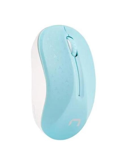 Mysz Natec Toucan 1600DPI niebiesko-biała