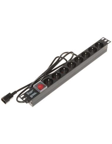 Listwa zasilająca 8 gniazd PD-8/R-IEC