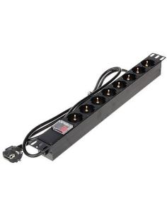 Listwa zasilająca 8 gniazd PD-8/RACK-N