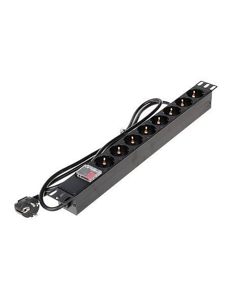 Listwa zasilająca 8 gniazd PD-8/RACK-N