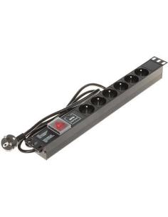 Listwa zasilająca 6 gniazd PD-6/R-SPD-1L