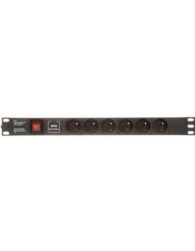 Listwa zasilająca 6 gniazd PD-6/R-SPD-1L