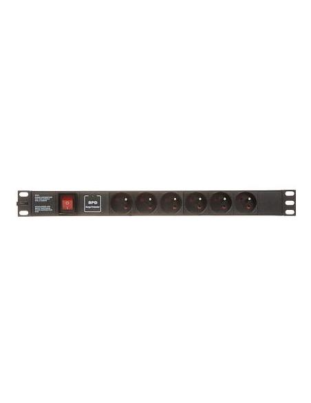 Listwa zasilająca 6 gniazd PD-6/R-SPD-1L
