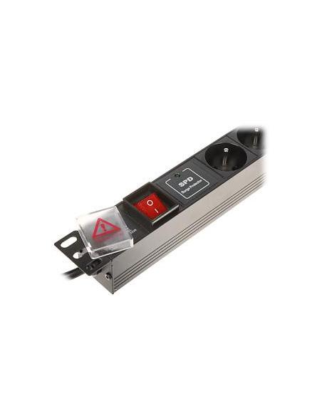 Listwa zasilająca 6 gniazd PD-6/R-SPD-1L
