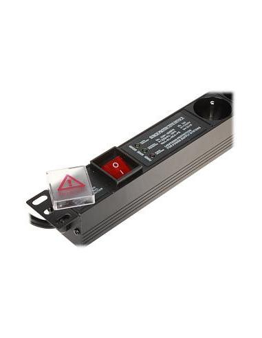 Listwa zasilająca 6 gniazd PD-6/R-SPD-3L