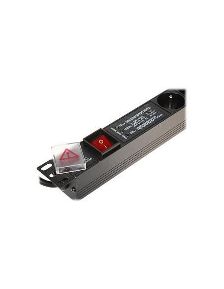 Listwa zasilająca 6 gniazd PD-6/R-SPD-3L