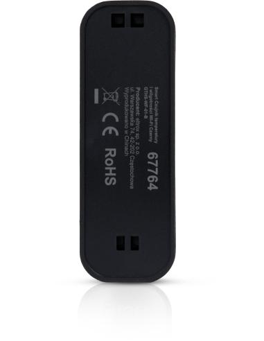 GISE Smart Czujnik temperatury i wilgotności Wi-Fi Czarny | Tuya | GTHS-WF-01-B