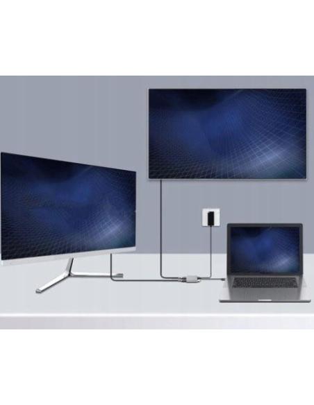 ADAPTER HUB Przejściówka USB- C 4W1 2x HDMI 4K USB 3.0 Zenwire BYL-2309