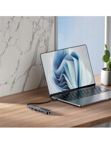 HUB USB-C Przejściówka ADAPTER 8w1 HDMI 2.0 4K 60 Hz Gigabit Ethernet 1000 Mbps Zenwire HUB81